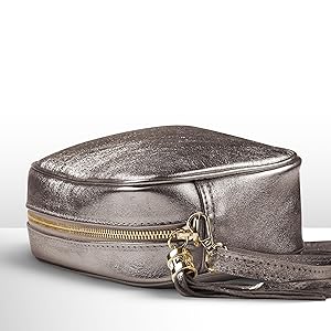 SUEDE LEATHER SHOULDER POUCH ポーチ SUEDE LEATHER SHOULDER POUCH #BLACK [25SSE-WMA-BG01